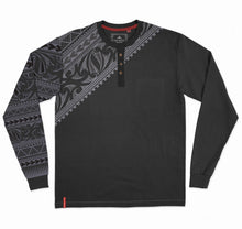 Load image into Gallery viewer, Mens Maori Long Sleeve T Shirt - Kia Kaha