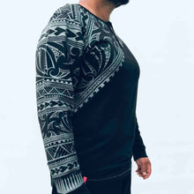 Load image into Gallery viewer, Mens Maori Long Sleeve T Shirt-100% Cotton-Kia Kaha