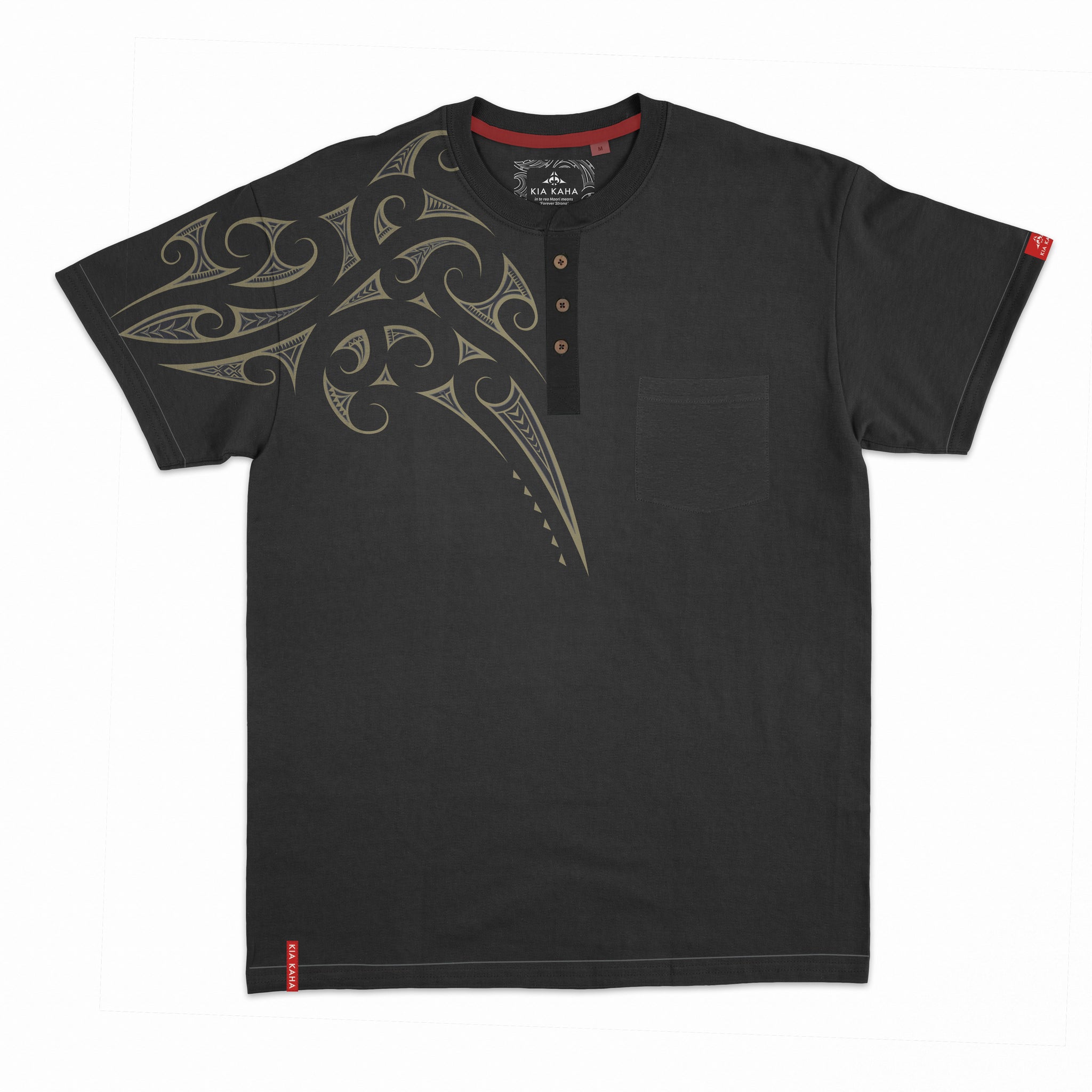 kia kaha dress shirts Men's Maori Long Sleeve Grandpa T-Shirt