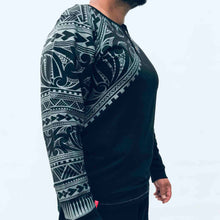 Load image into Gallery viewer, Mens Maori Long Sleeve T Shirt-100% Cotton-Kia Kaha
